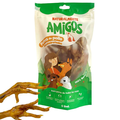 Patas de Pollo Deshidratadas Amigos X5 Und