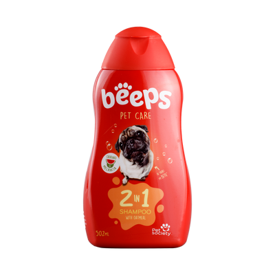 Shampoo Para Perro Beeps 2 en 1  x 502 ml