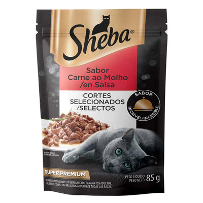 Sheba Comida Húmeda para Gato Sabor a Carne x 85 gr