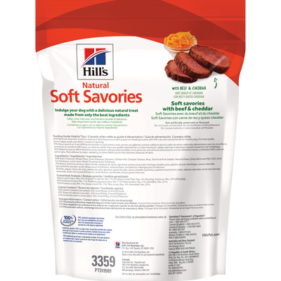 Hills Snack para Perro Savories Beef and Cheddar x 8.8 oz