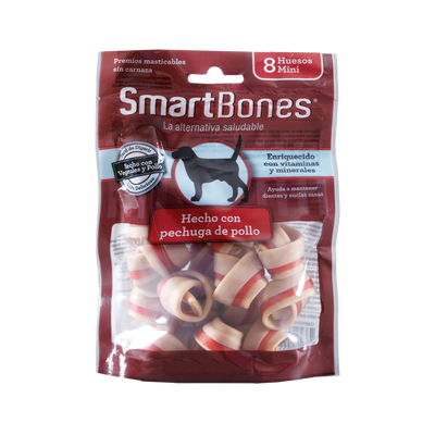 Smartbones Snack Para Perros Mini Pollo x 8 u