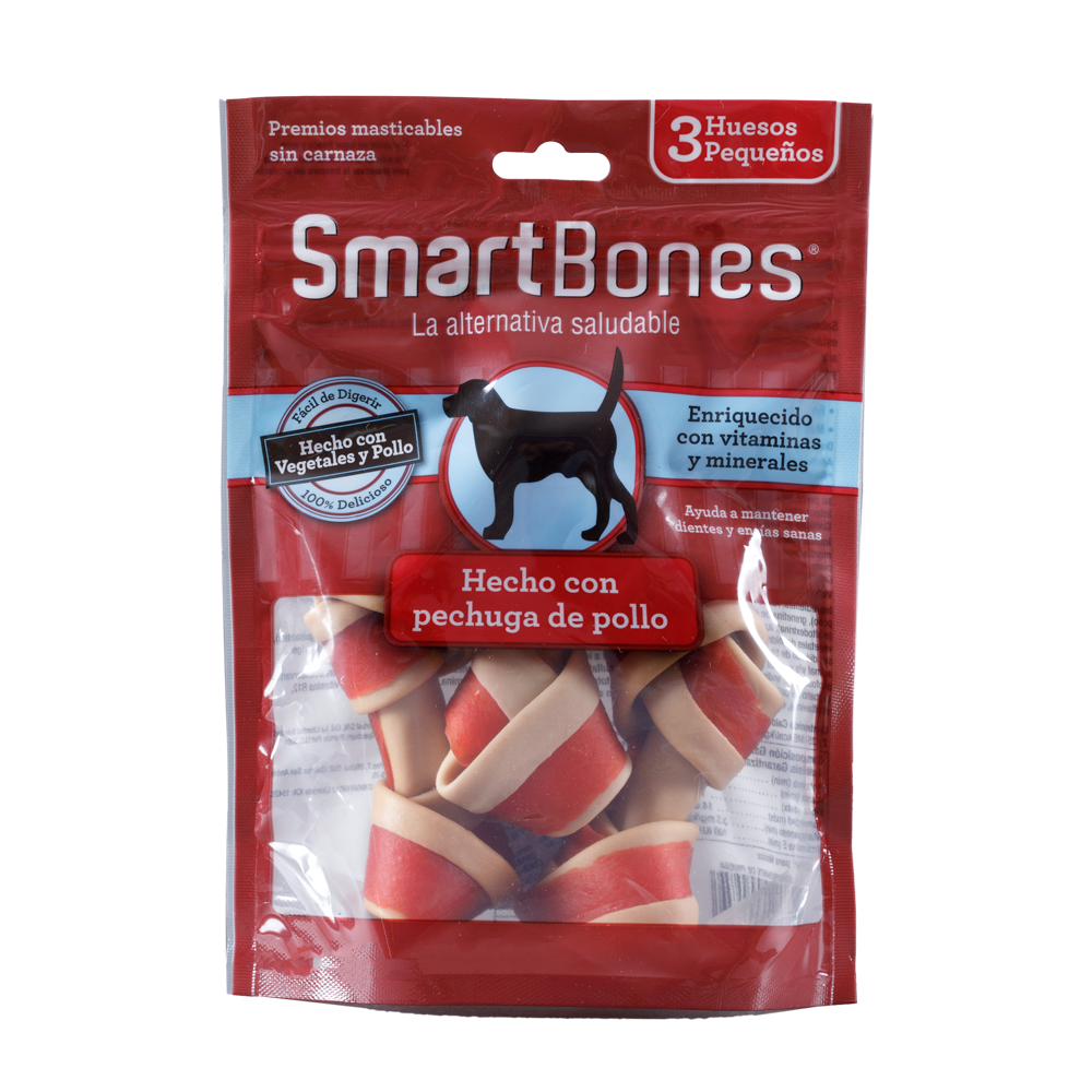 Smartbones Snack Para Perros Pequeños Pollo x 3 u