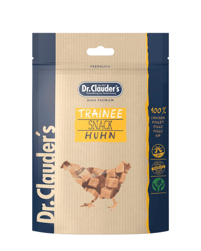 Bolsa de snacks de entrenamiento para perros y gatos Dr. Clauder's - Pollo 80gr