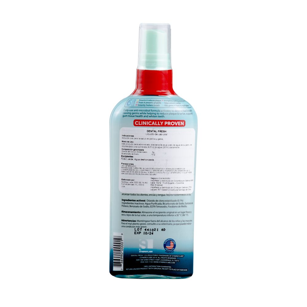 Spray Oral Para Perros y Gatos Dental Fresh Original