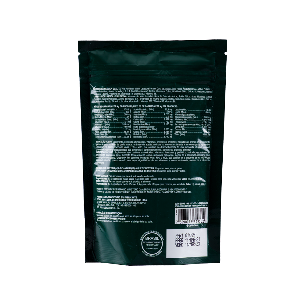 Suplemento Organew para Perro y Gato Polvo  x 100 gr