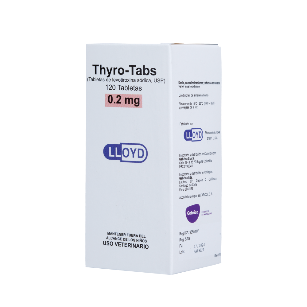 Thyro-Tabs Perros x 120 Tabletas