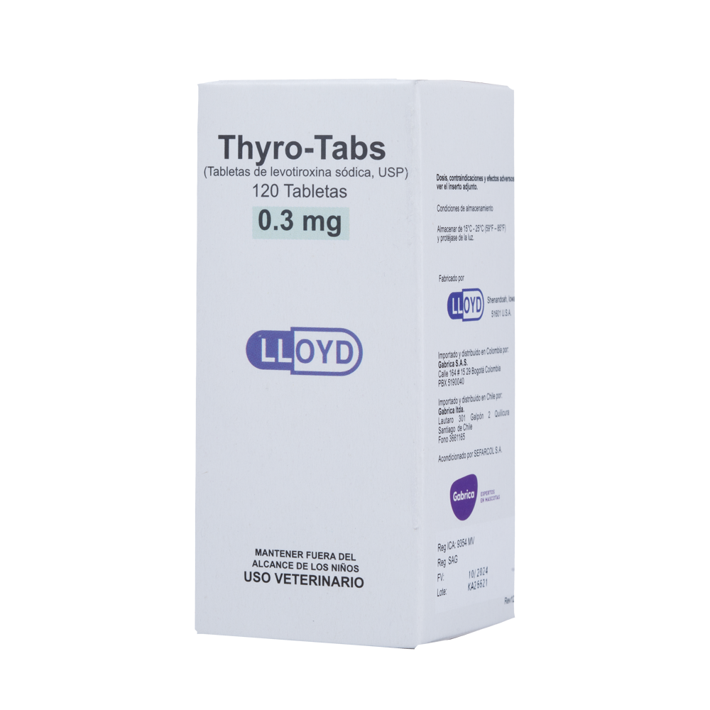 Thyro-Tabs Perros x 120 Tabletas