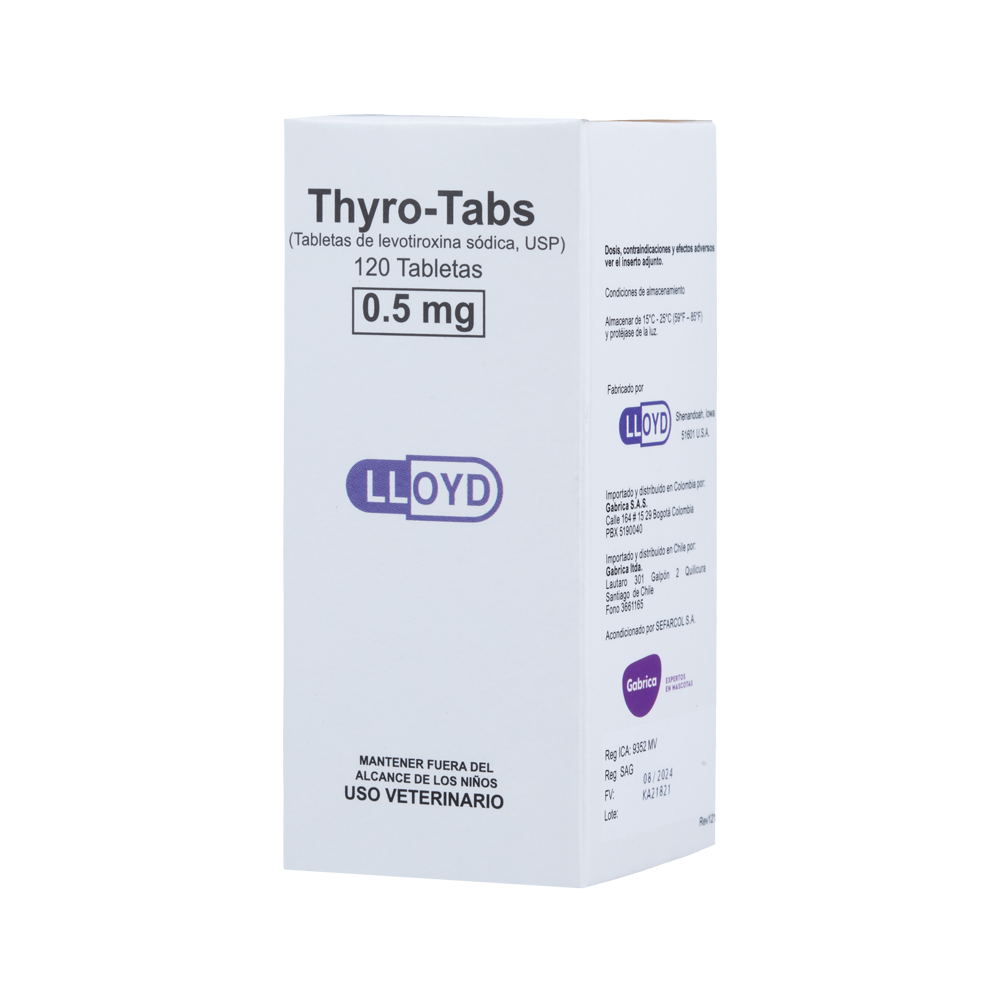 Thyro-Tabs Perros x 120 Tabletas