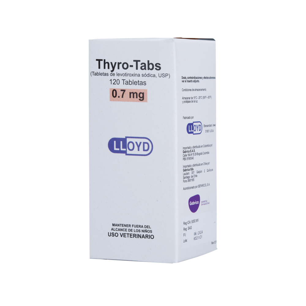 Thyro-Tabs Perros x 120 Tabletas