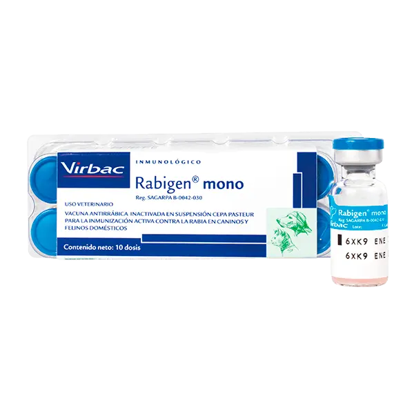Vac Rabigen x 1 Dosis: Protección Contra la Rabia en Perros y Gatos