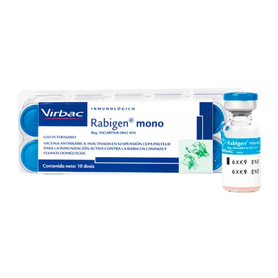Vac Rabigen x 1 Dosis: Protección Contra la Rabia en Perros y Gatos