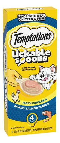 Whiskas Spoons Temptations Salmon Atun 4Und X10Grs