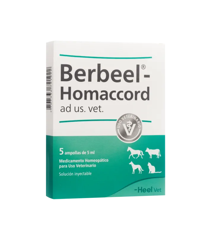 Berbeel Homaccord ad us. vet. Inyectable x ampolla