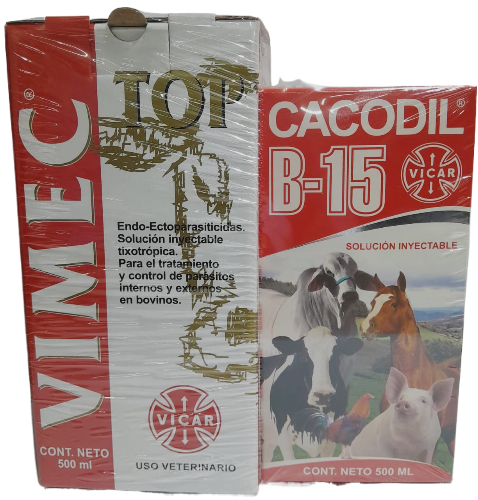 Combo Especial Vimec Top x500ml  + Cacodil B15 x500ml