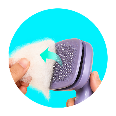 Cepillo Expulsapelos Rectangular para Perros