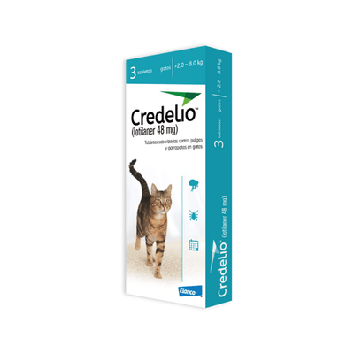 Credelio Gatos de 2 a 8 kg - Tabletas Antipulgas y Garrapatas