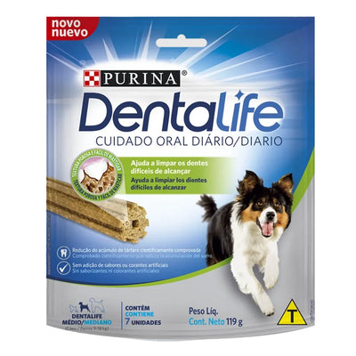 Purina® Dentalife® Snack Oral para Perro Razas Medianas x 119 gr