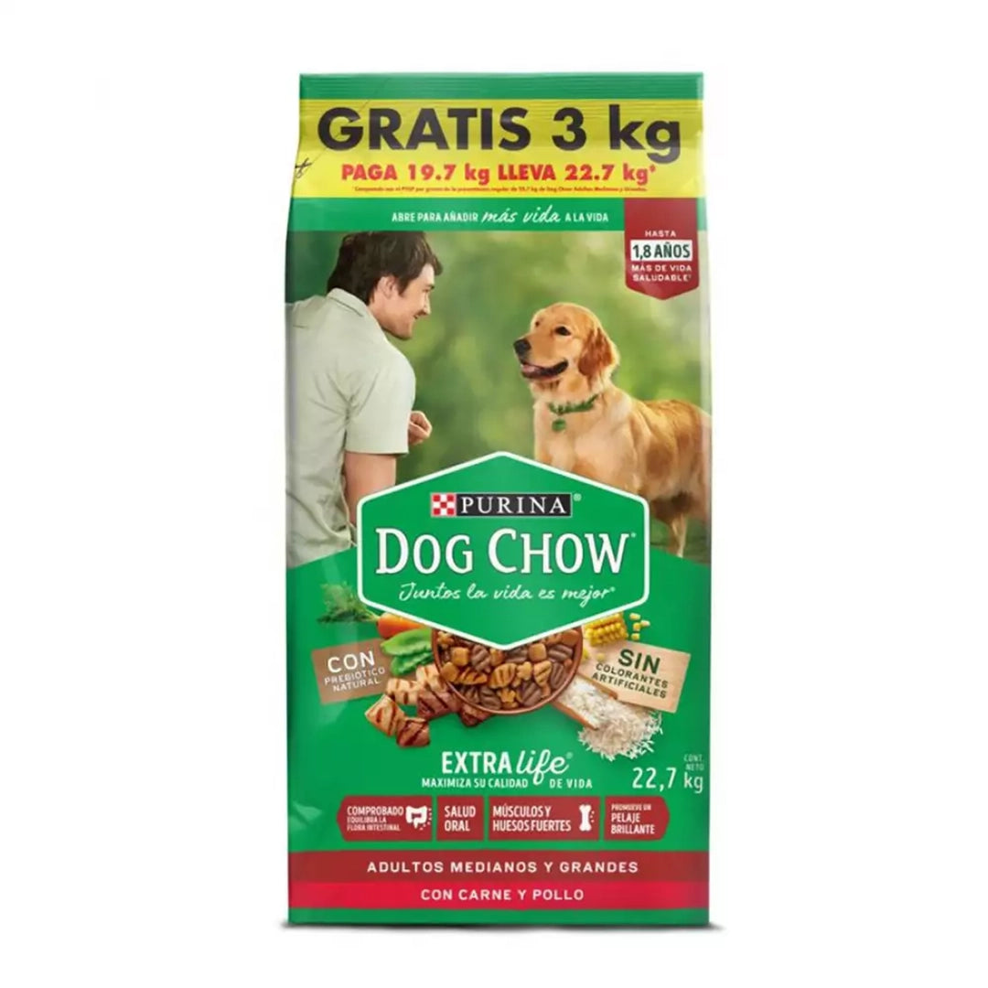 Purina® Dog Chow® Comida para Perro Adulto Medianos y Grandes