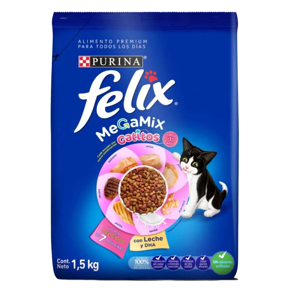 Purina® Felix® Comida para Gatitos Megamix