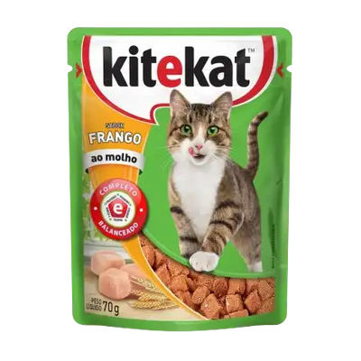 Alimento húmedo para gatos Kitekat pollo 70g