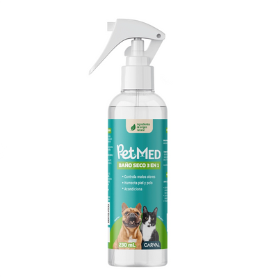 PetMed Baño Seco 3 en 1 x 230 ml