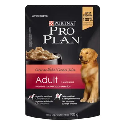 Purina Pro Plan® Comida Húmeda para Perros Adultos Sabor a Carne x 100 gr