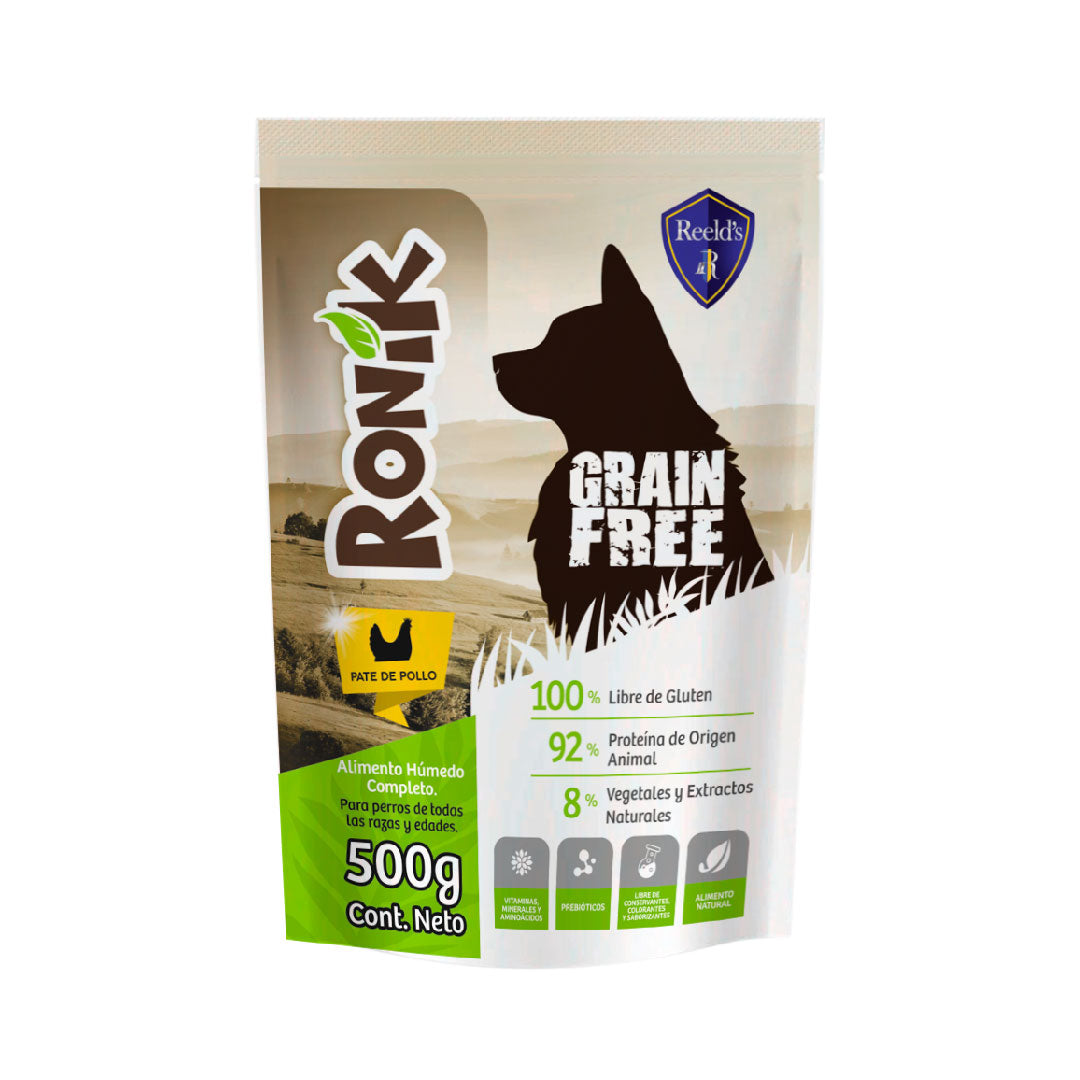 Ronik Alimento Húmedo para Perro Grain Free x 500 gr