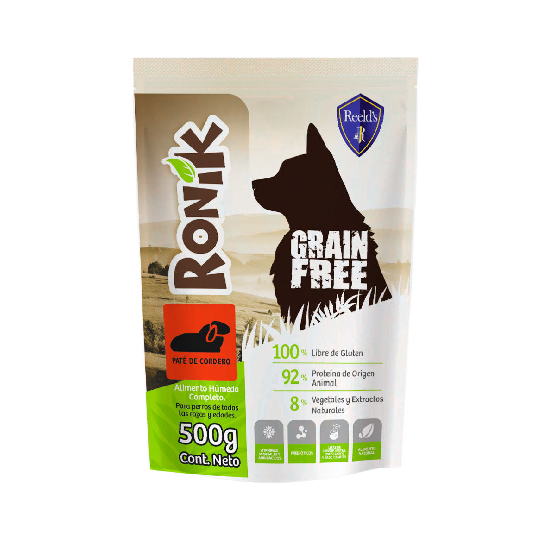 Ronik Alimento Húmedo para Perro Grain Free x 500 gr