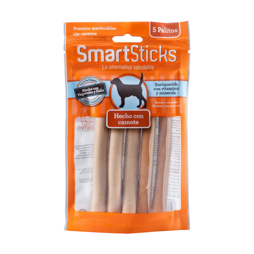 Smartbones Snack para Perro Smartsticks Patata Dulce x 5 u