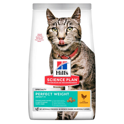 Hills Comida para Gato Adulto Peso Perfecto x 3 lbs