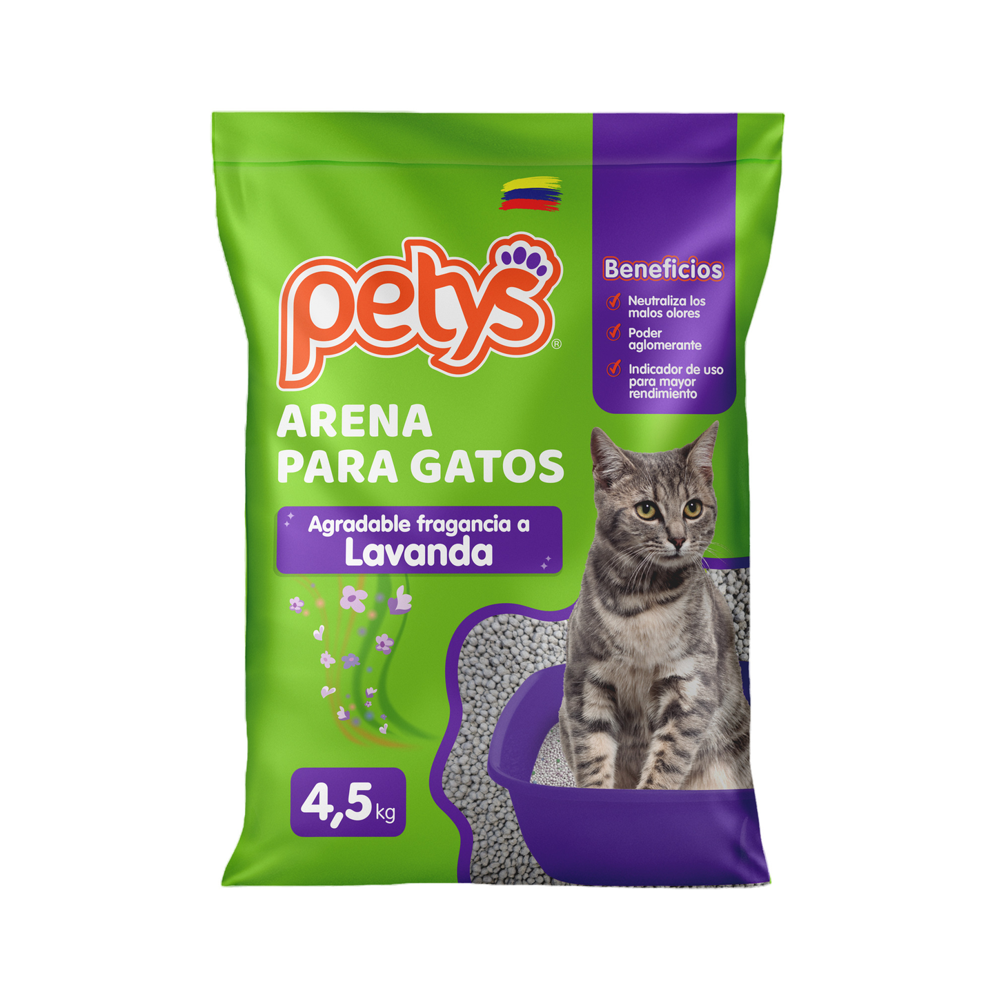 Arena para Gatos Petys 4.5kg