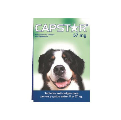 Capstar 57 mg x 3 tabletas