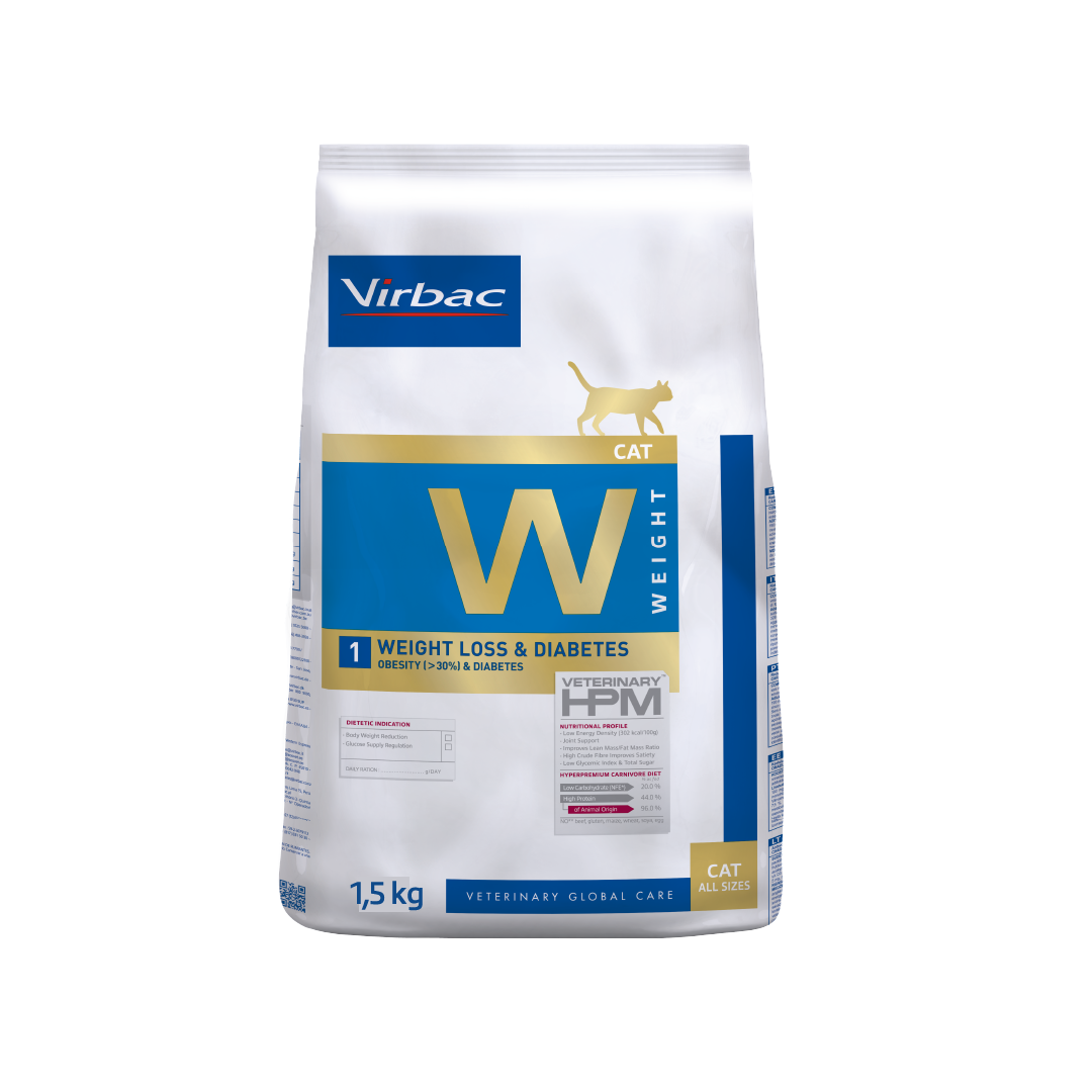 Virbac Vet Cat Weight Loss & Diabetes x 1.5 kg