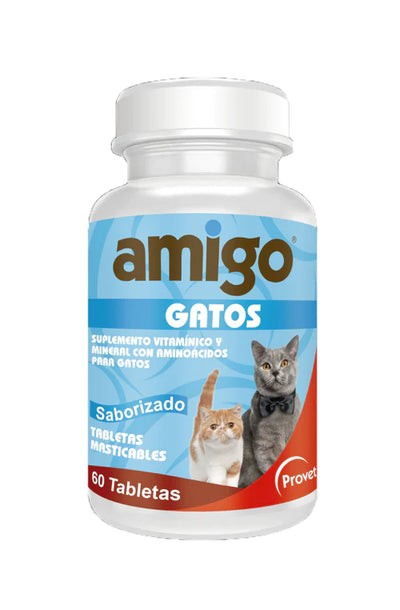 Suplemento nutricional para gatos - Amigo Flex Gatos X 60 Tab.
