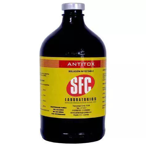Antitox X 500 ml - Desintoxicante para bovinos, caballos y ovinos.