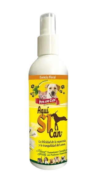 Spray Aquí SÍ Can - Esencia Floral para Mascotas