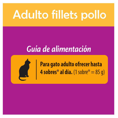 Whiskas Alimento Húmedo Gatos Sabor a Pollo x 85 gr