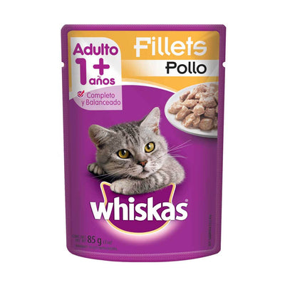 Whiskas Alimento Húmedo Gatos Sabor a Pollo x 85 gr