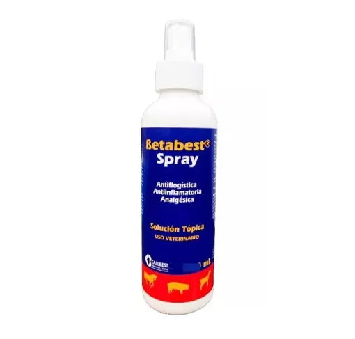 Betabest Spray 100 ml para Alivio de Dolor e Inflamación en Mascotas