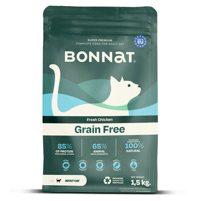 Bonnat Grain Free Gatos Adultos x 1.5 kg