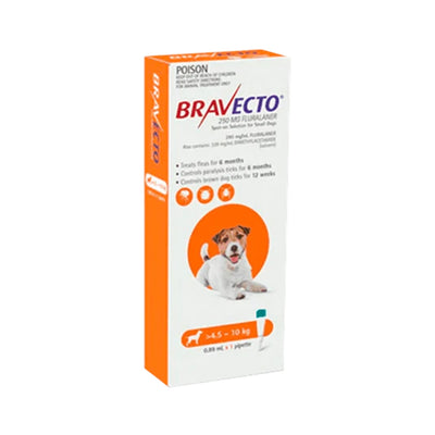 Bravecto Antipulgas y Garrapatas para Perros 4.5 – 10 Kg