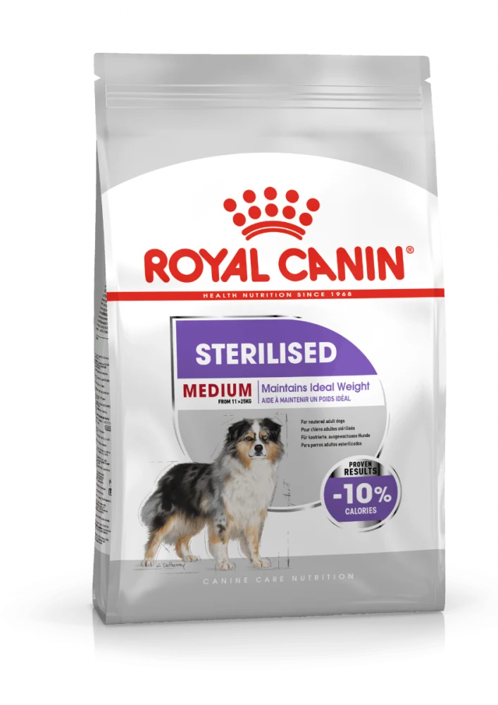 Promo Royal Canin Medium Sterilised + Plato X3 Kg (imagen de referencia del plato)