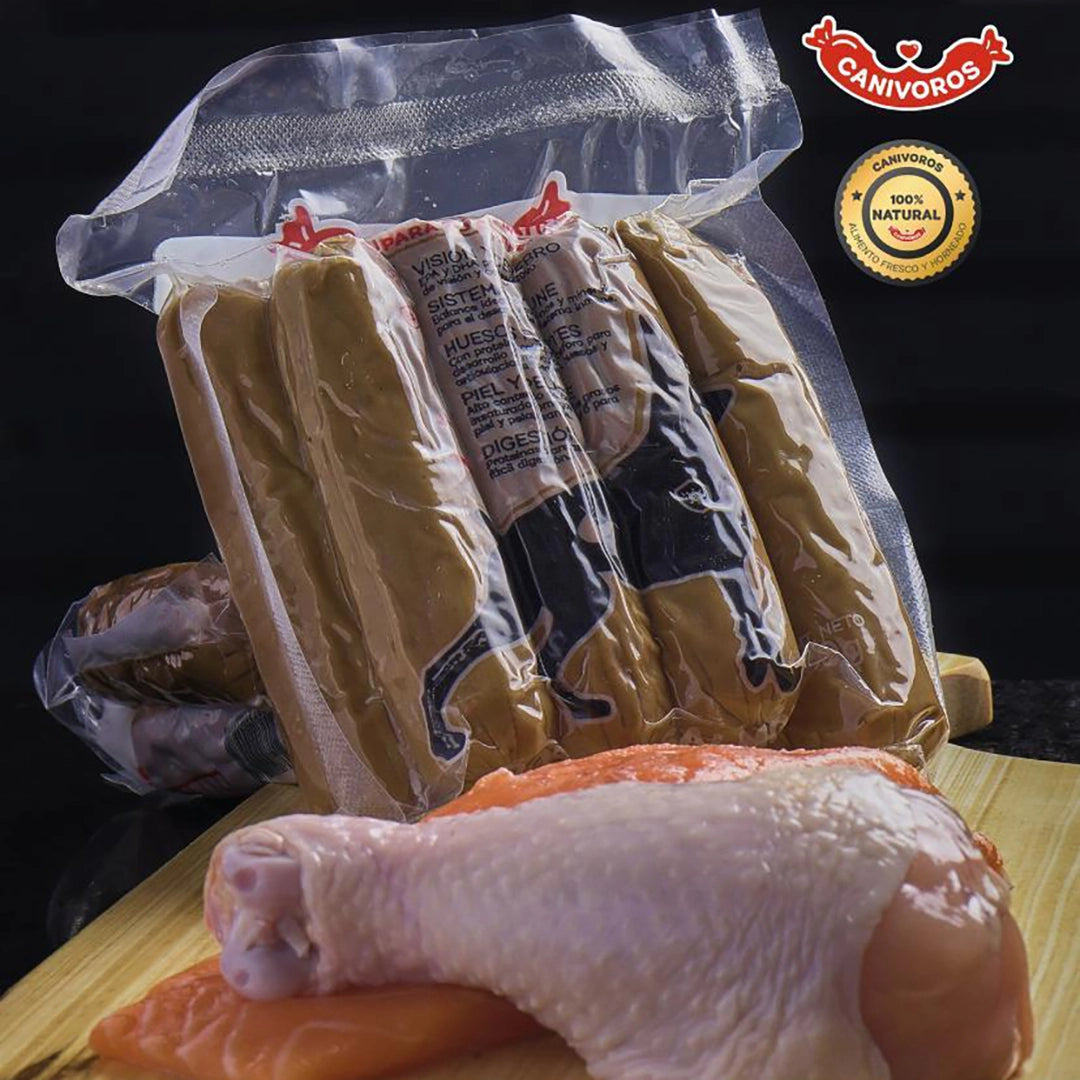 Canivoros Alimento Natural para Perros Pollo y Salmón