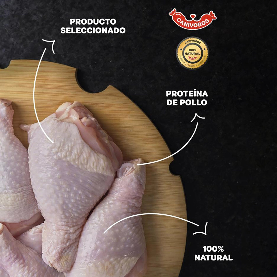Canivoros Alimento Natural para Perros Pollo y Salmón