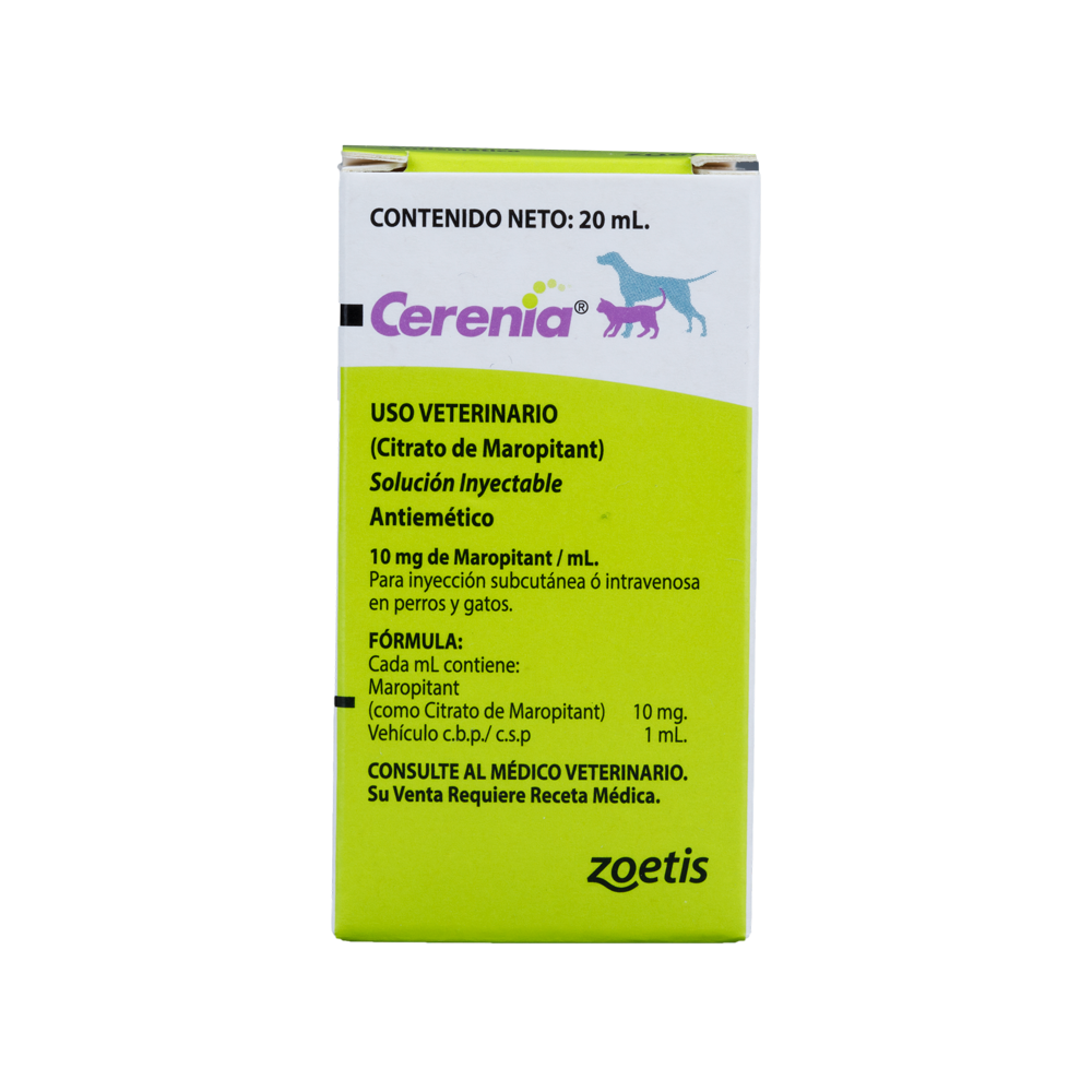 Cerenia Antiémetico Perros y Gatos 10mg  x 20 ml