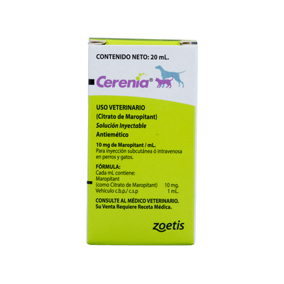 Cerenia Antiémetico Perros y Gatos 10mg  x 20 ml