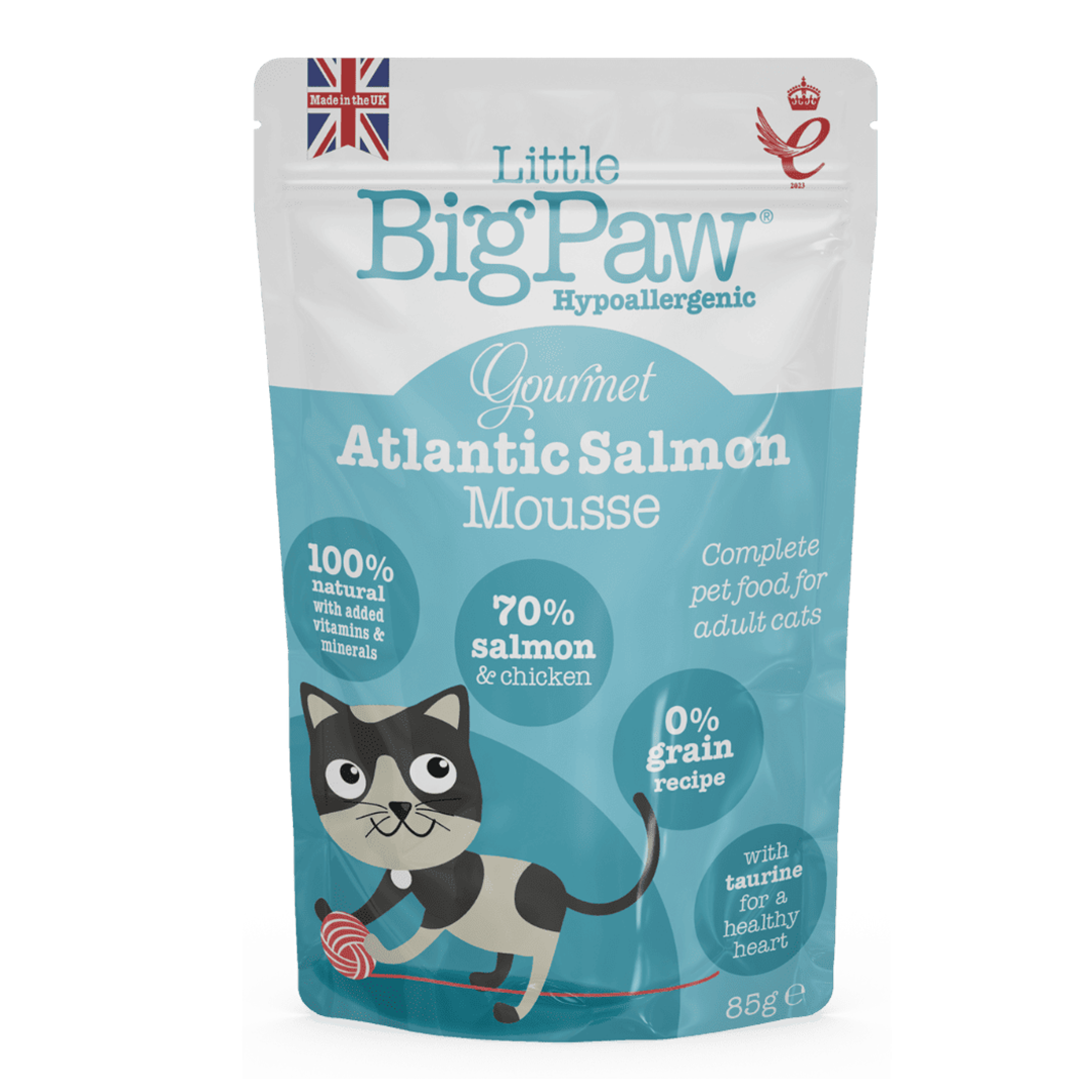 Alimento Húmedo para Gato Little Big Paw Salmón Pouch 85 Gr