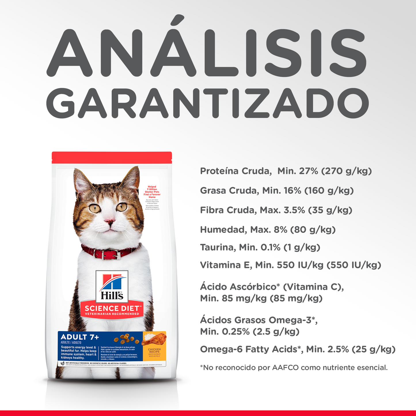 Hills Comida Para Gato Adulto 7+ Pollo