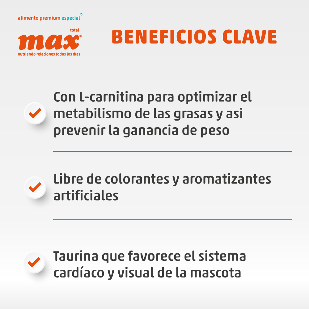 Max Comida para Gatos Castrados Pollo