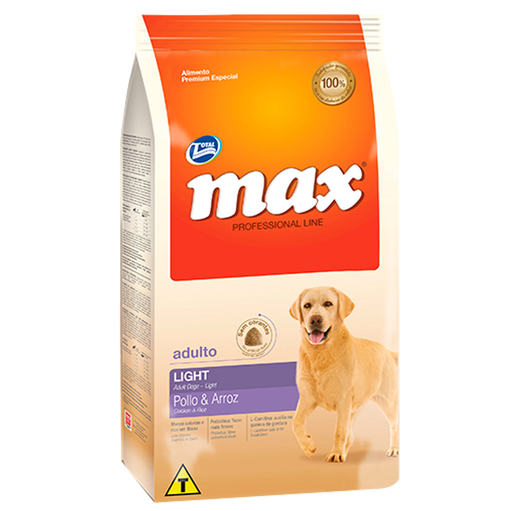 Max Comida Para Perro Adulto Light Pollo Y Arroz
